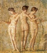 Three Graces,from Pompeii unknow artist